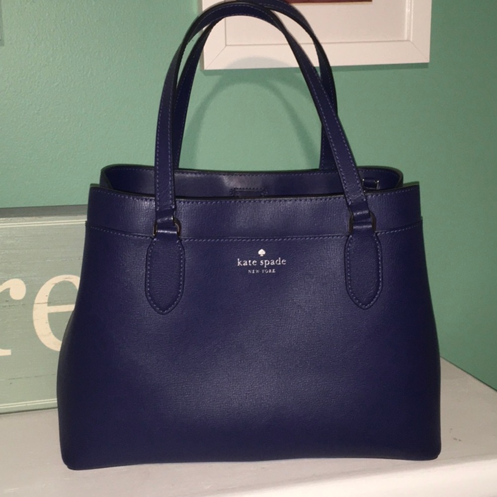 USED Kate Spade Serena Satchel Blue